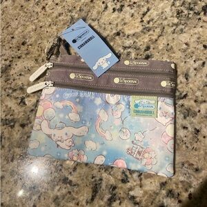 Lesportsac  Cinnamoroll Cosmetic Bag Pouch Sanrio Hello Kitty kawaii